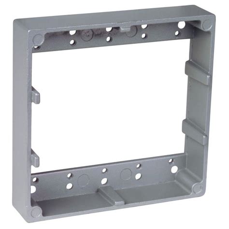 double gang electrical box extender|lowe's outlet box extender.